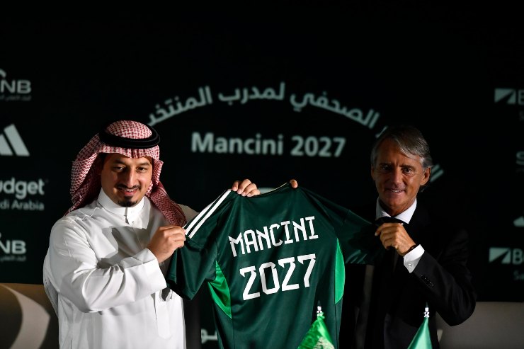 Roberto Mancini presentato come nuovo CT dell'Arabia Saudita