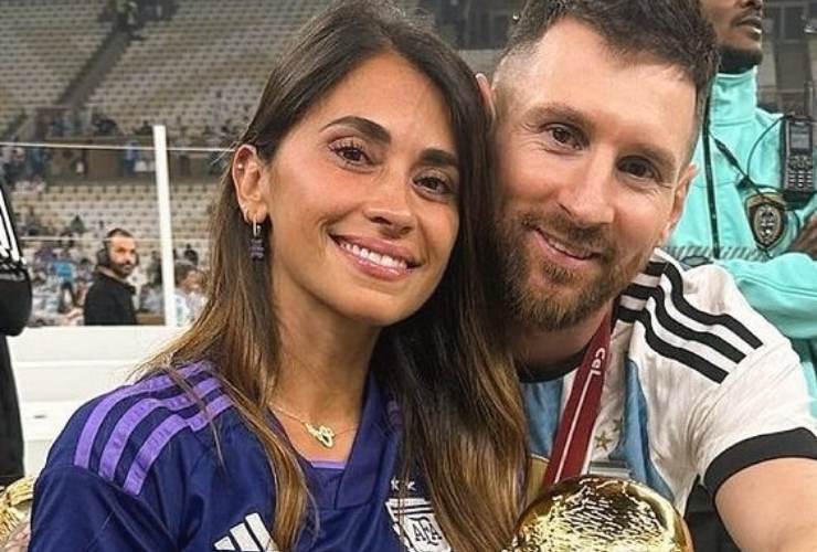 Antonela Roccuzzo e Lionel Messi
