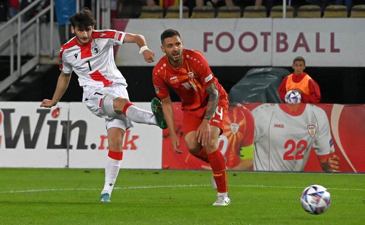 Darko Velkovski contro la Georgia - Sportincampo.it