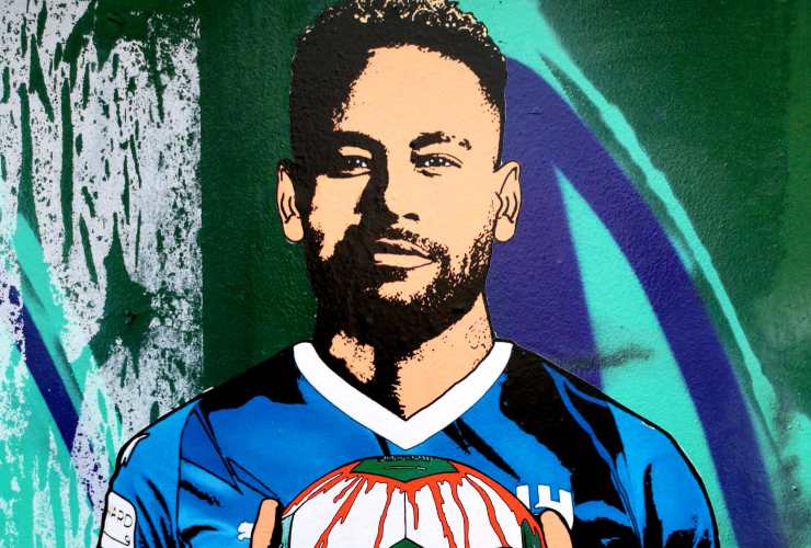 Murales di Neymar