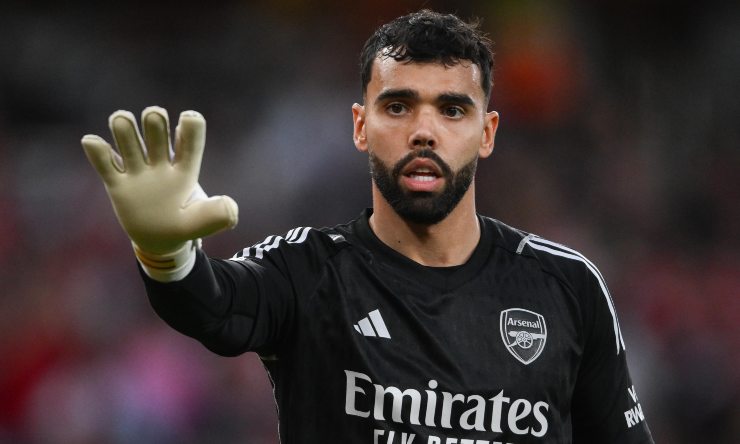 David Raya portiere dell'Arsenal