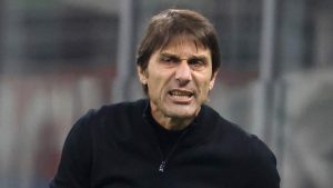 Antonio Conte con un sguardo nervoso durante il match - foto ANSA - Sportincampo.it