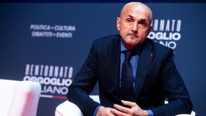 Luciano Spalletti durante una conferenza stampa - foto ANSA - Sportincampo.it